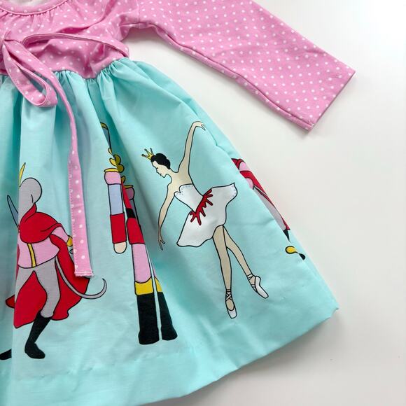 Eleanor Rose Tori Holiday Dress Size 18 Months Pink Blue - Picture 10 of 15